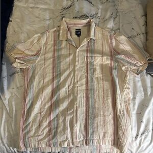 GAP Men's Multicolor Striped Shirt